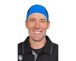 UMPLIFE Ice Cap -UMPLIFE Shop ULF ICE CAP PB BK UMPLIFE Ice Cap Worn Front Powder Blue and Black