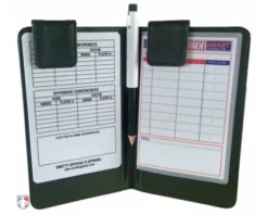 UMPLIFE Pro Grade Magnetic "Book" Style 6" Umpire Lineup Card Holder / Game Card Referee Wallet -UMPLIFE Shop ULF PRO with Baseball Cards 2 2