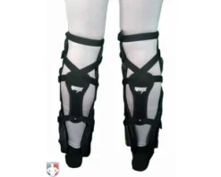 UMPLIFE Flex Umpire Shin Guard Harness 7 UMPLIFE Flex Umpire Shin Guard Harness -UMPLIFE Shop ULF SGSTRAP UMPLIFE Flex Shin Guard Straps Worn Back View