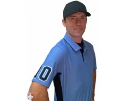 4" Black On Light Blue On White Precision-Cut Number -UMPLIFE Shop UM03 CB BK with N4 SUB BPBW