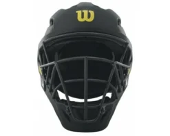 Wilson Umpire Gear Wilson MLB Pro Stock Titanium Umpire Helmet -UMPLIFE Shop WTA5800BL Wilson MLB Pro Stock Titanium Umpire Helmet Front View 1