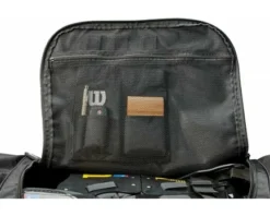 Wilson Umpire Gear Wilson V2 MLB 36" Umpire Equipment Bag On Wheels -UMPLIFE Shop WTA9780BL Wilson Umpire Bag BL Interior Flap Pocket