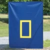 CageSaver H.D. Backdrop (Navy Blue With Yellow Strike Zone)