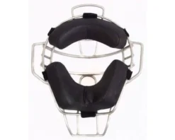 Diamond Umpire Gear Diamond Silver Big League Aluminum Umpire Mask With Leather -UMPLIFE Shop dfm bl sv inside z