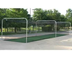 Pro Batting Cage Frame – Surface Mount 4 Section
