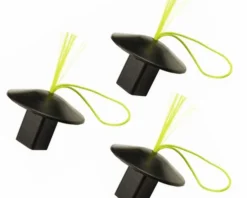 Rubber Base Plug With Stem (Set Of 3)